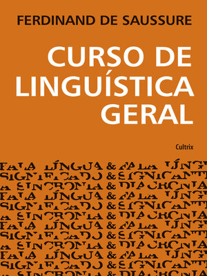 cover image of Curso de Linguística Geral